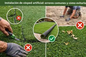 Errores comunes al instalar césped artificial